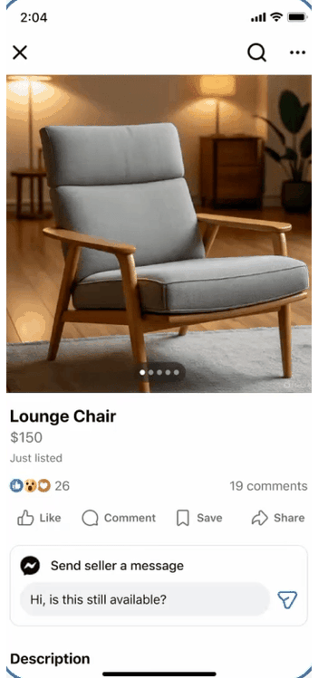 Collaborative buying: friends in the seller chat